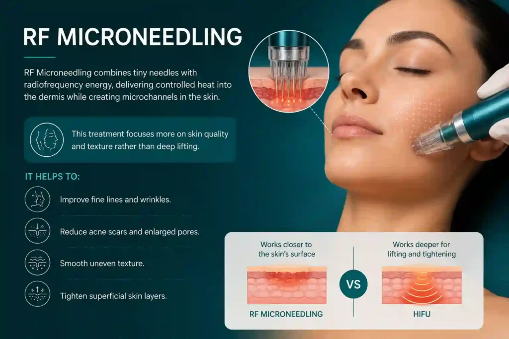 What Does RF Microneedling Do That HIFU Alone Cannot Stowmarket